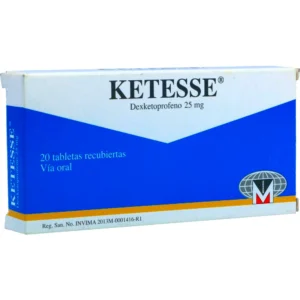 Ketesse 25 mg tableta recubierta x 20