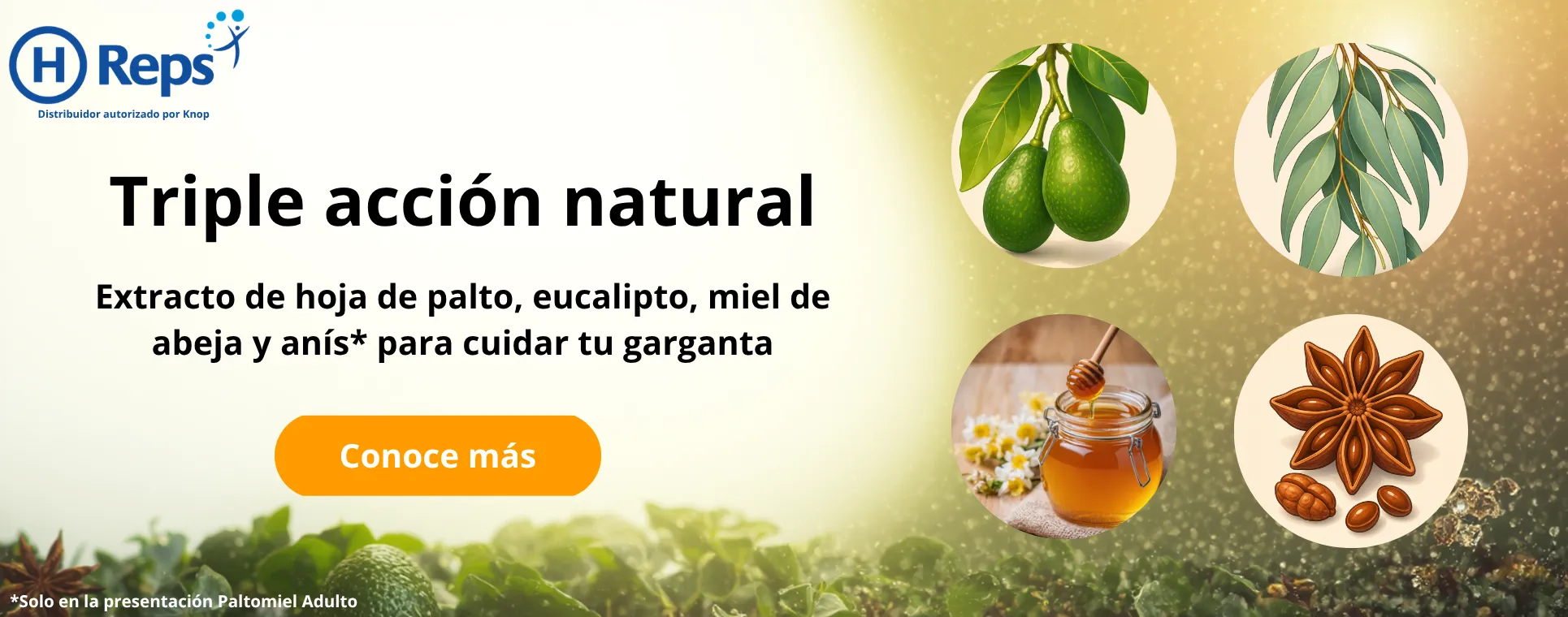 Paltomiel Triple acción natural