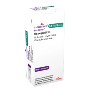 Caja Mounjaro tirzepartida 7.5 mg