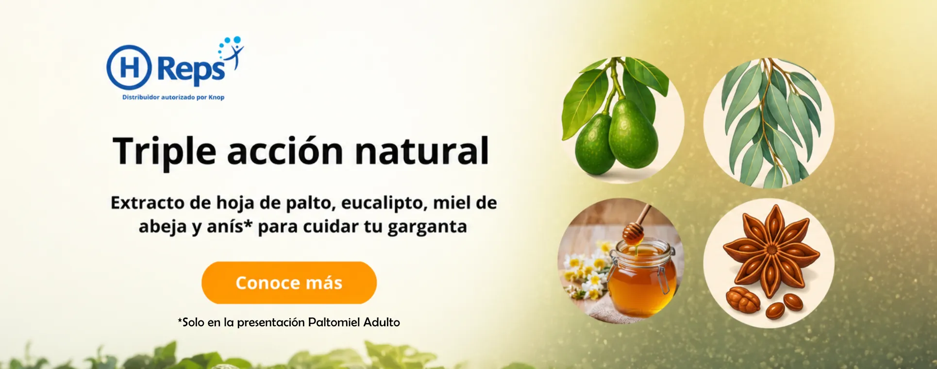 Paltomiel Triple acción natural